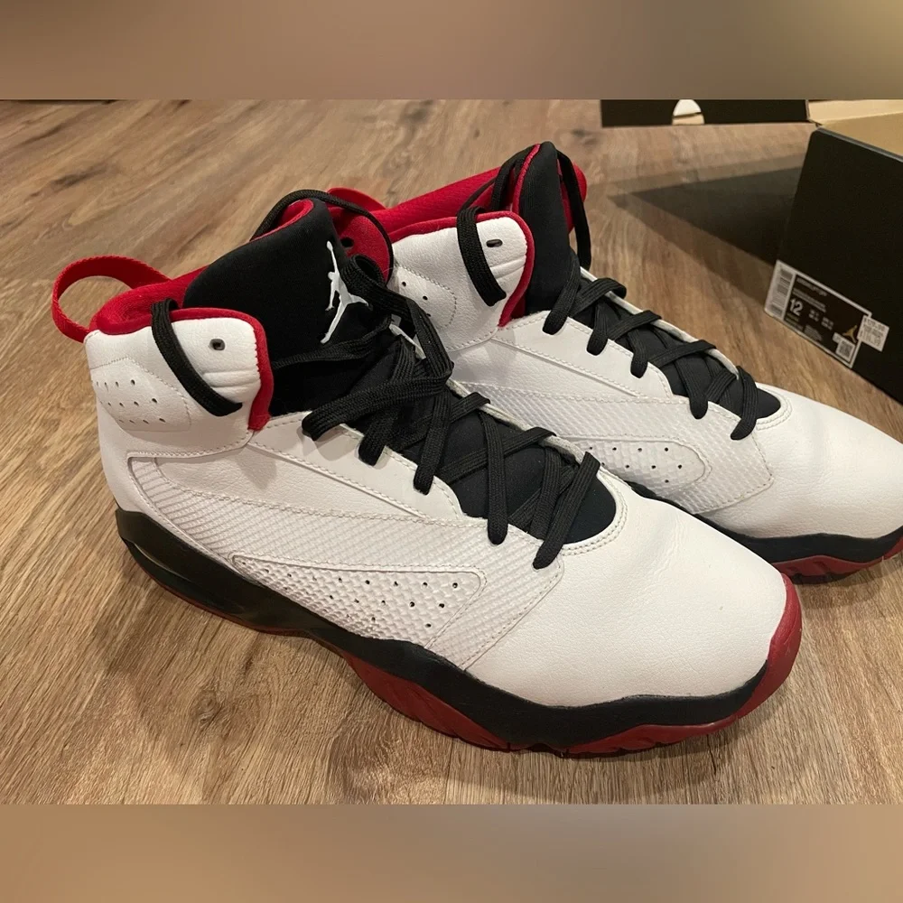 Jordan Lift Off White Gym Red Size 12